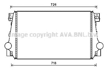 AVA QUALITY COOLING vw4371 -  Интеркулер